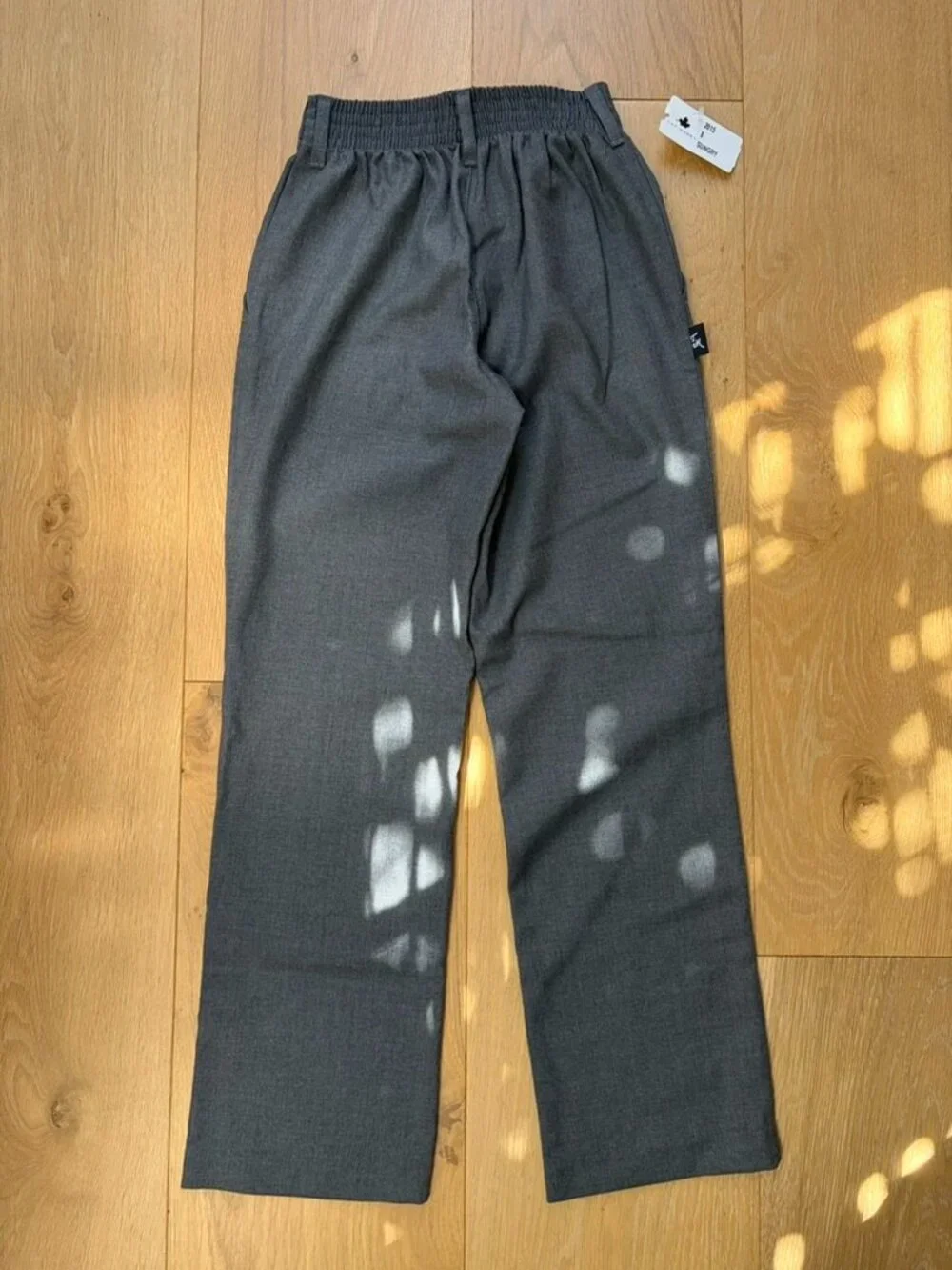 Top Marks School Uniform Pants (Gray) - Size: Youth 8 - NWT